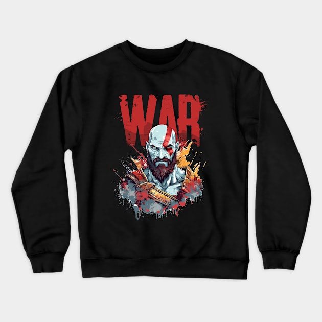 THE GOD OF WAR Crewneck Sweatshirt by Drank